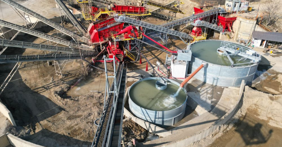 Holcim, investiție de peste 450.000 euro în reciclarea apei la stația de agregate Stăncești, Prahova