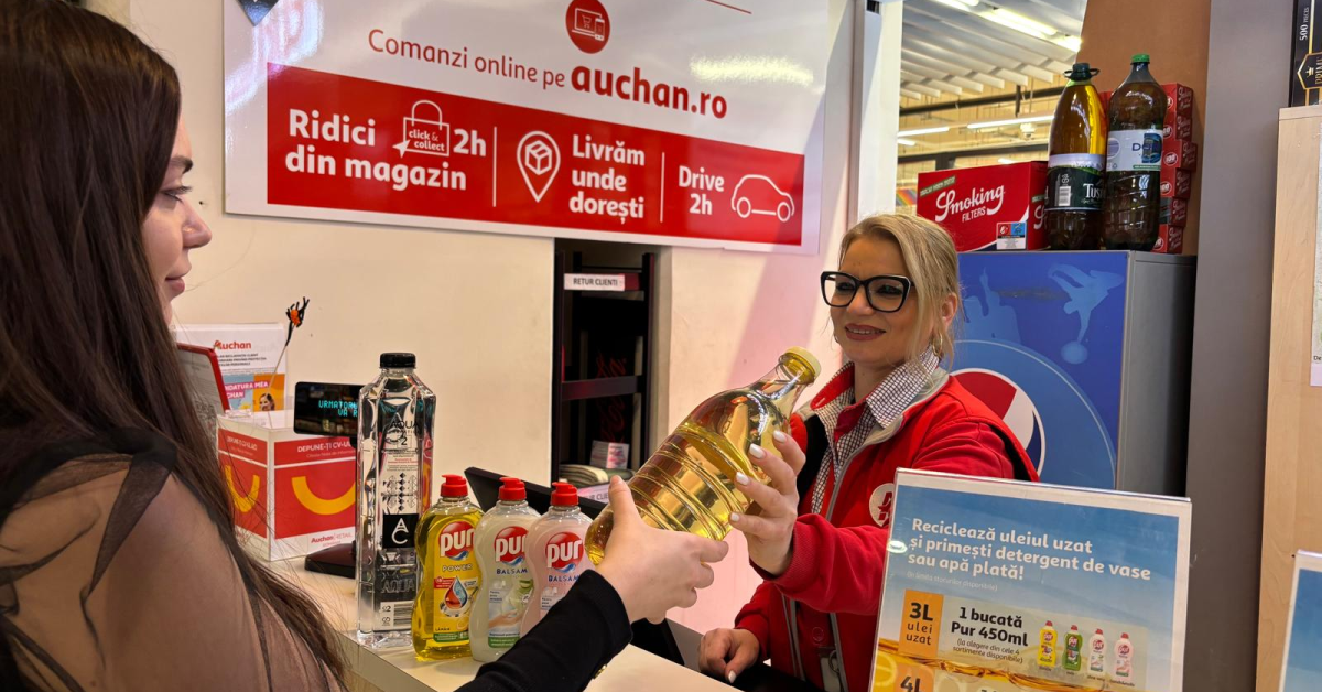 Uleiul din tigaie ajunge carburant: orașele din România care au trimis cele mai mari cantități la reciclare
