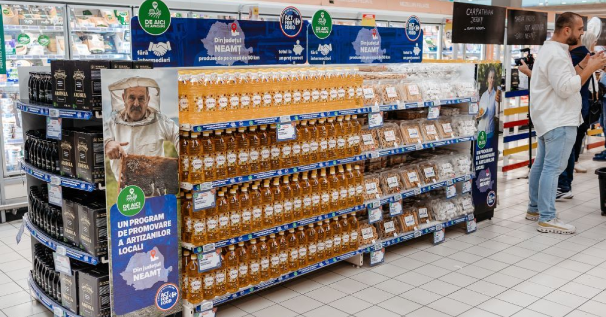 Carrefour: de la bere artizanală la produse apicole, un parteneriat extins cu micii producători