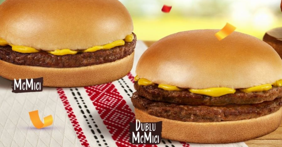 McMici, Dublu McMici și Cârnăciori Oltenești, din nou, la McDonald’s: până când găsiți produsele în meniu