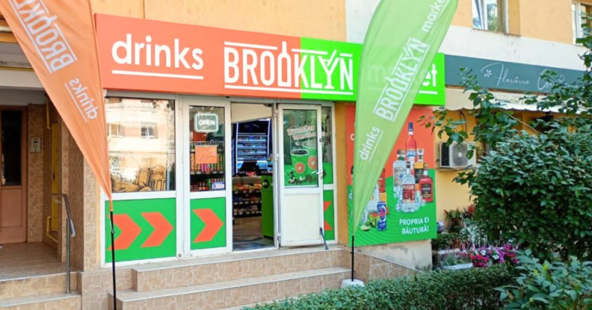 Ucrainenii de la Brooklyn Drinks Market au atins pragul de 25 de magazine în România, într-un an de la lansare