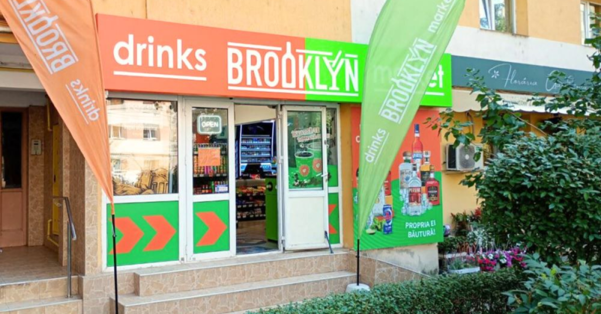 Ucrainenii de la Brooklyn Drinks Market au atins pragul de 25 de magazine în România, într-un an de la lansare