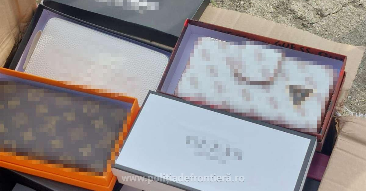 Produse de lux contrafăcute, în valoare de peste 6 milioane de lei, oprite în vama Călărași