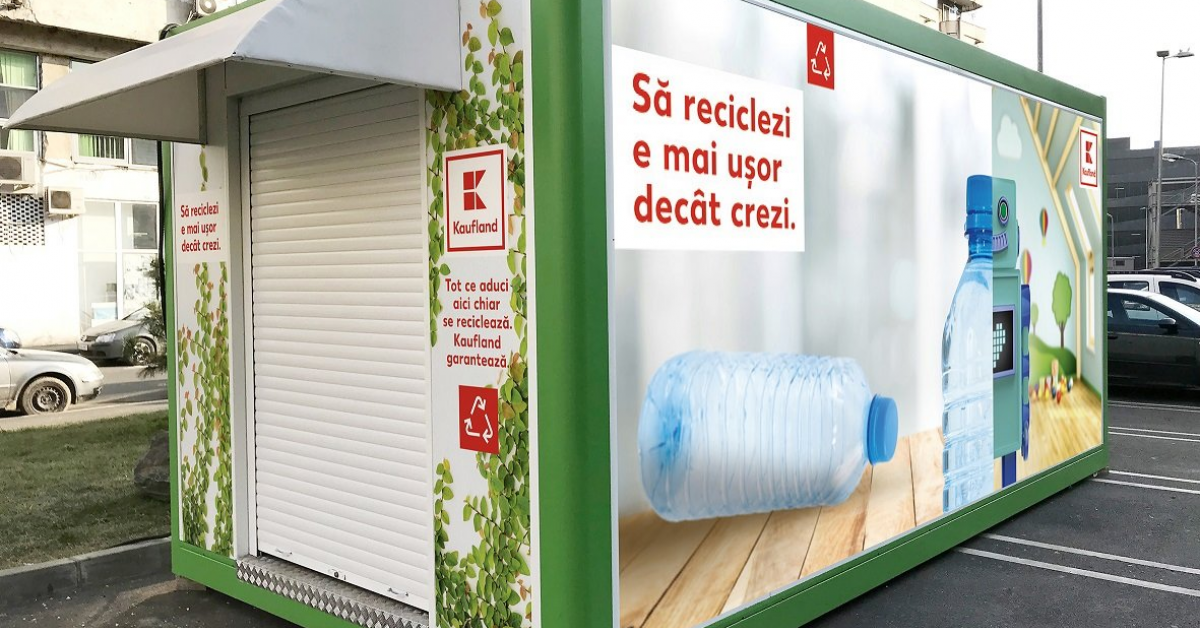 Kaufland aduce in magazine automate de reciclare a ambalajelor