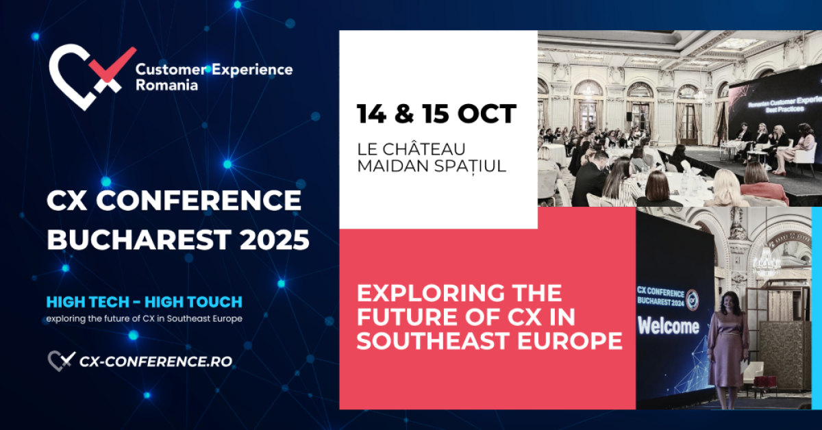 Companiile românești folosesc AI de patru ori mai puțin decât media europeană. Ce arată studiile lansate la CX Conference Bucharest 2025