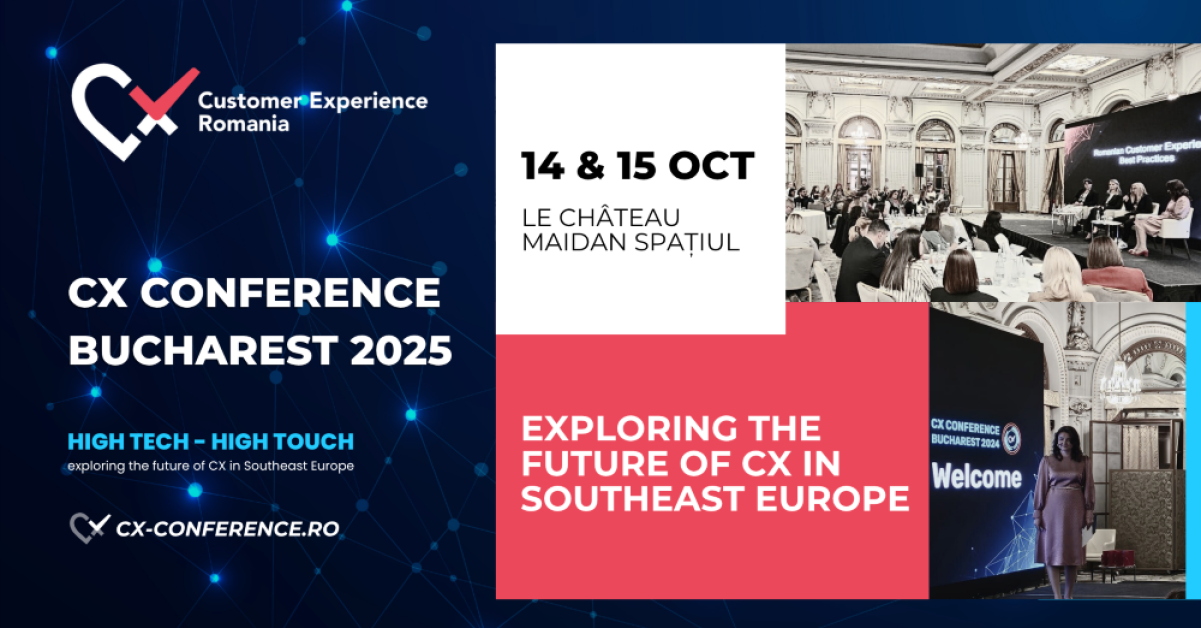 Companiile românești folosesc AI de patru ori mai puțin decât media europeană. Ce arată studiile lansate la CX Conference Bucharest 2025