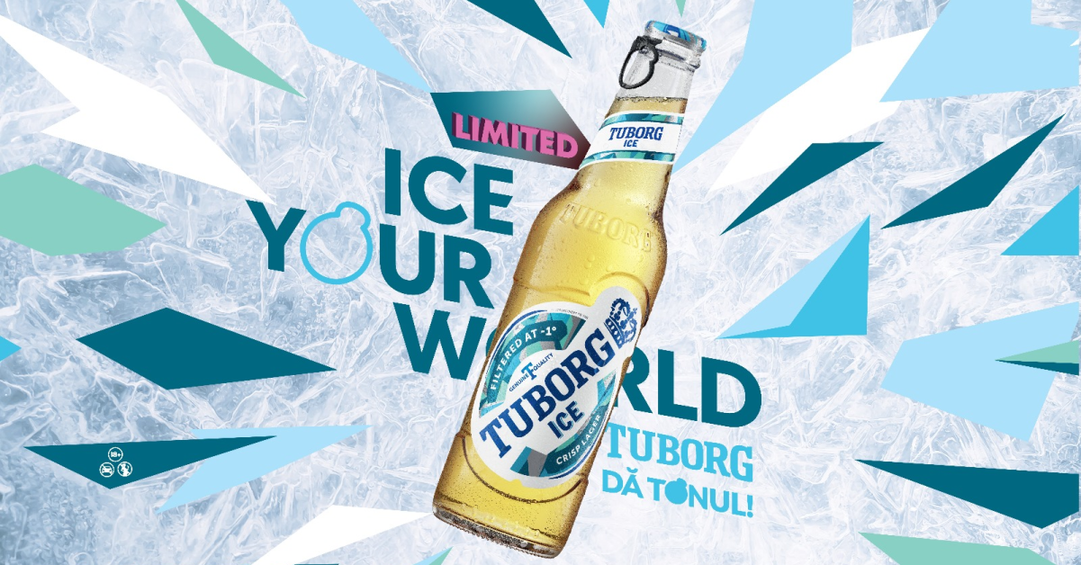Tuborg își extinde gama de produse cu Tuborg ICE, o bere cu conținut scăzut de alcool