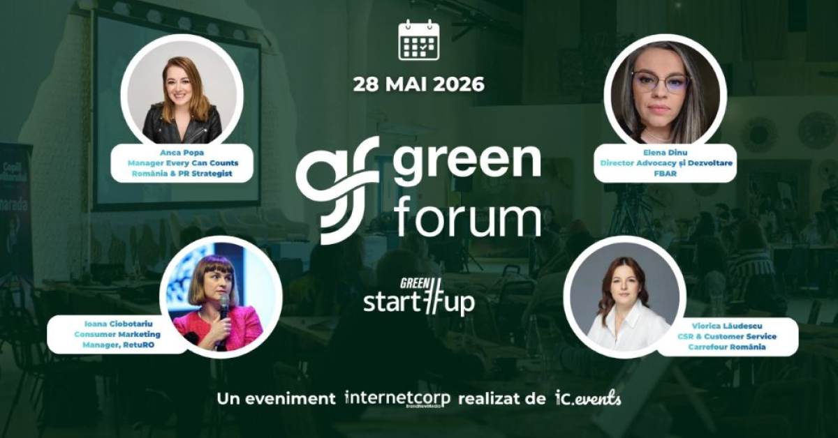 Cine sunt speakerii Green Forum 2026: Cum dezvoltăm economia circulară?