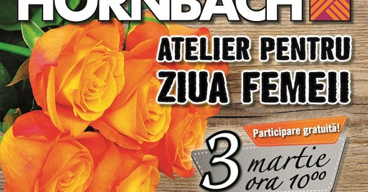 Ziua Femeii la Hornbach: atelerie de bricolaj in magazine