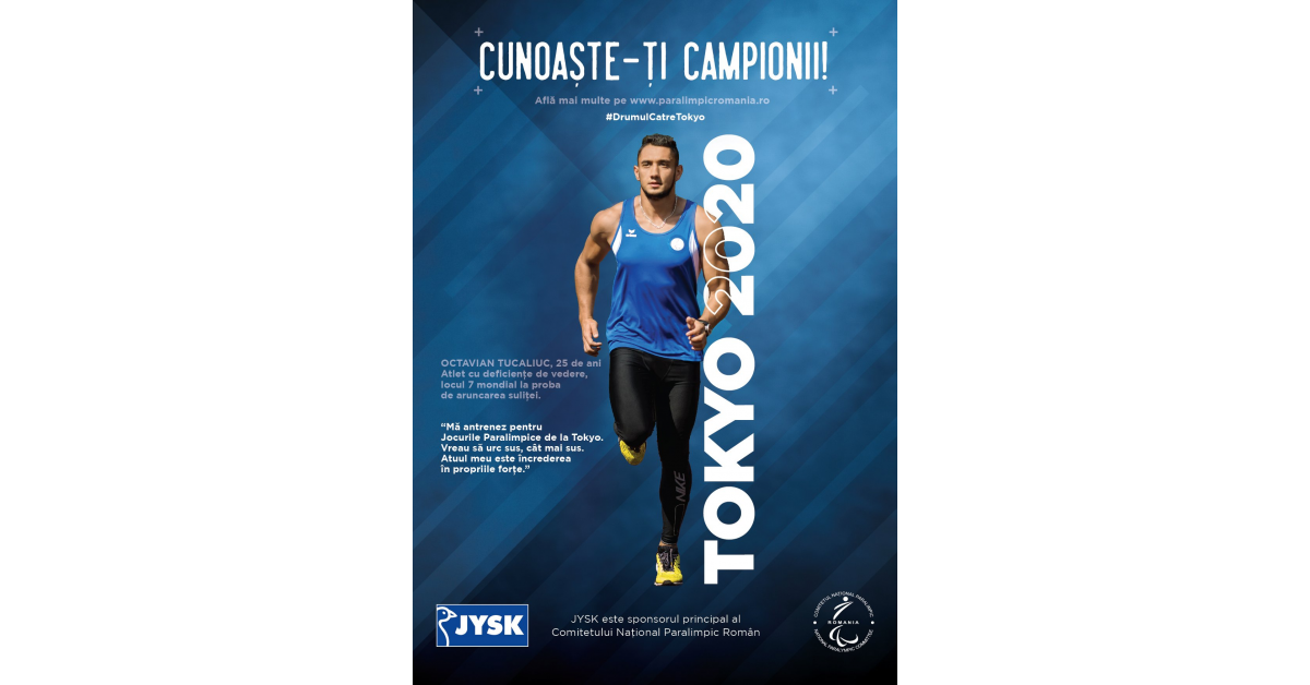 Cunoaste-ti campionii - o campanie JYSK si Comitetul National Paralimpic 