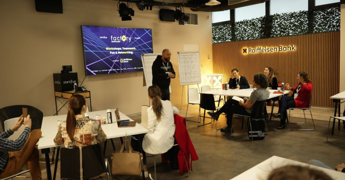 Înscrie-te la Factory Bootcamp - promovare, educație și posibilă finanțare