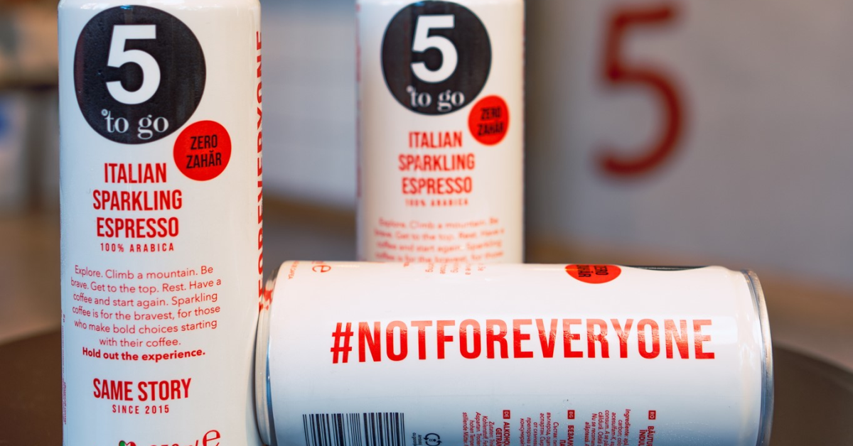 Italian Sparkling Espresso ZERO ZAHĂR, un nou produs 5 to go în supermarketuri și cafenele