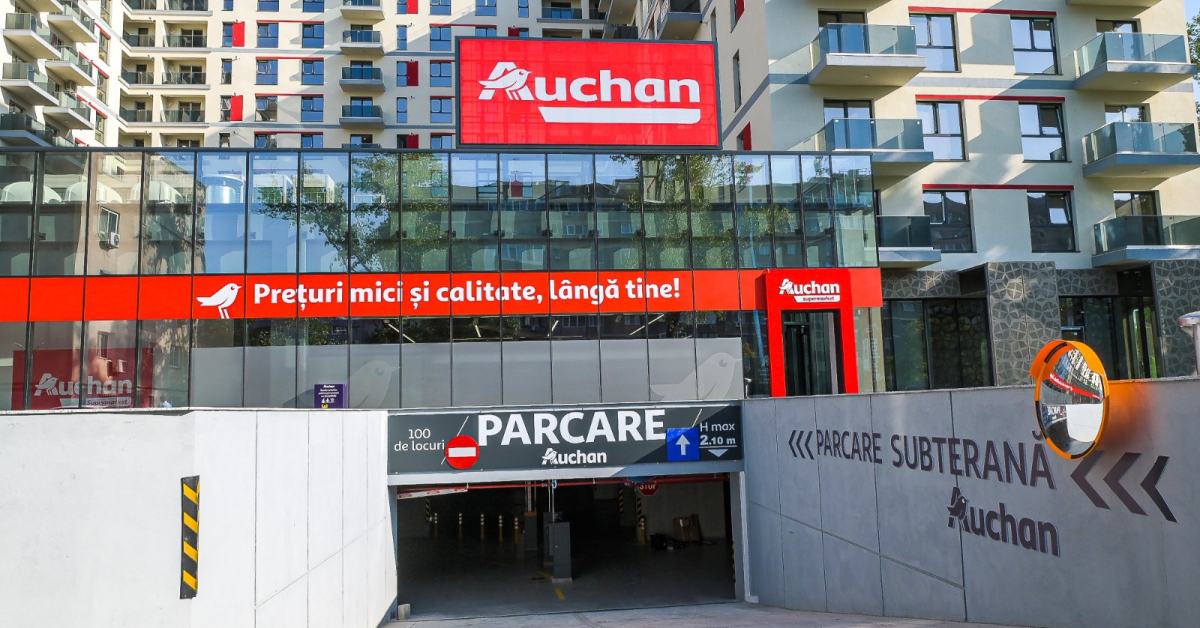 Auchan inaugurează un nou supermarket și ajunge la 8 magazine de mari dimensiuni în România