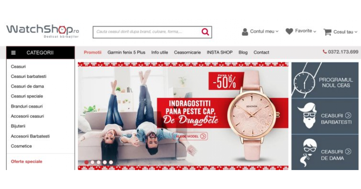 Magazinul online WatchShop va distribui ceasuri catre retaileri din mediul offline