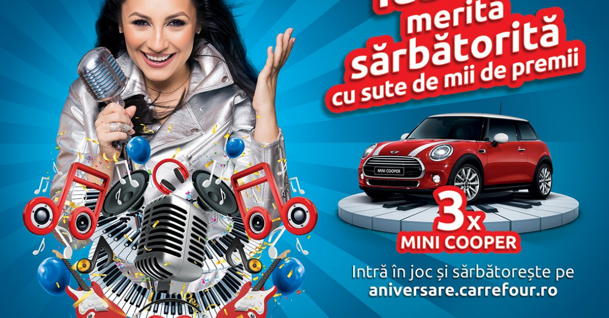 Carrefour sarbatoreste 18 ani de activitate in Romania 