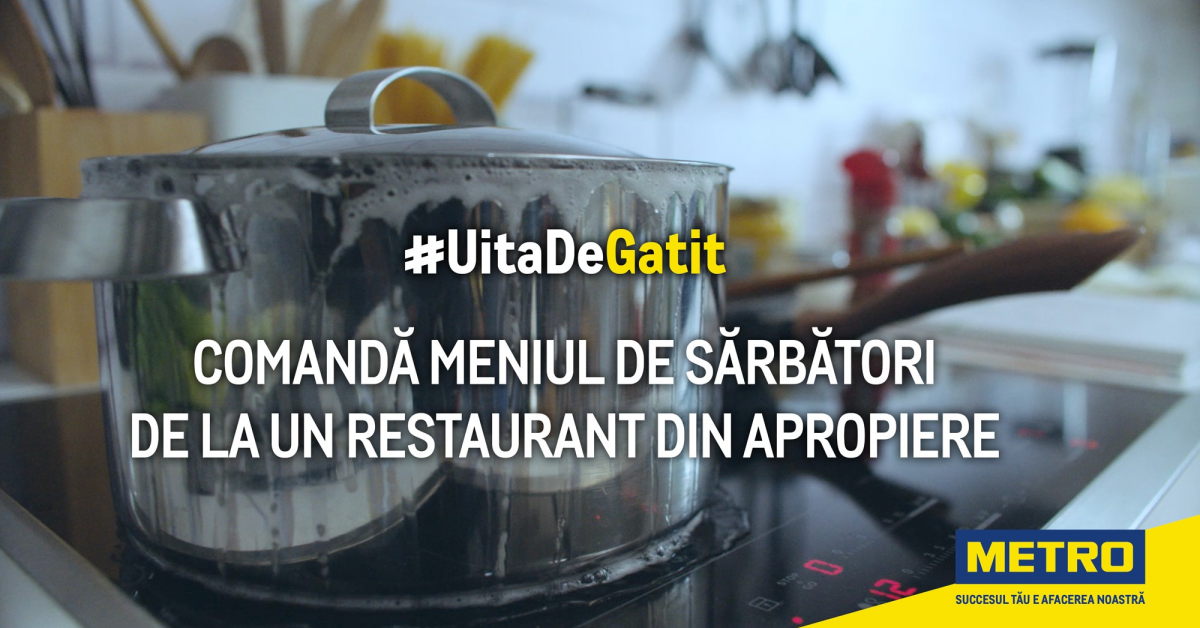 METRO România METRO România te îndeamnă să comanzi meniul de Crăciun de la restaurantele preferate