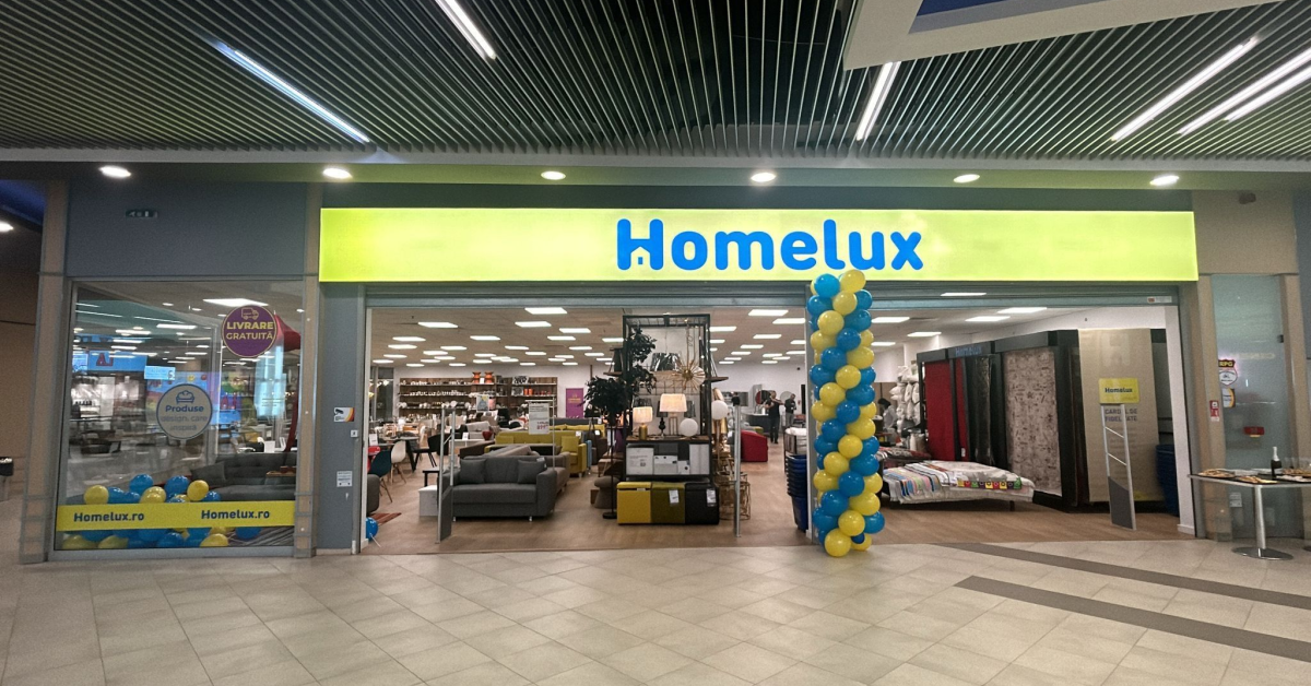 Homelux deschide primul magazin în București: românii pot vâna reduceri de până la 80% la mobilă și decorațiuni