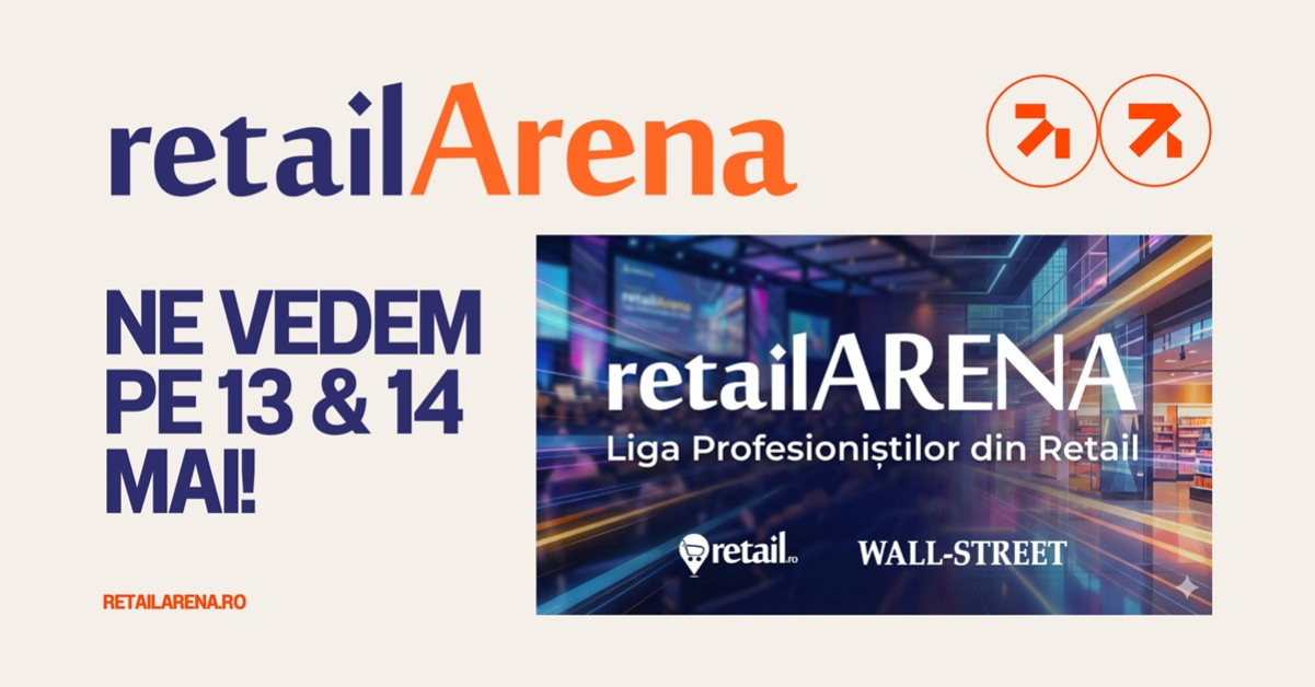 Locul în care se întâlnesc profesioniștii din industrie: trei zile până la retailArena 2026. Înscrie-te acum!