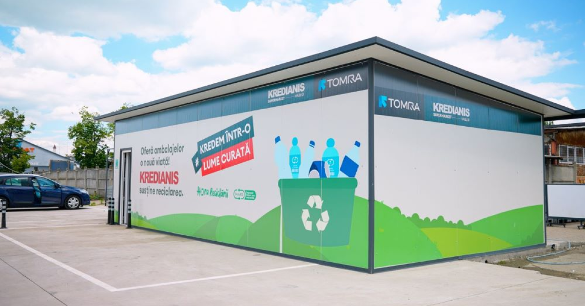 TOMRA lansează aparatele care colectează vrac ambalajele SGR 