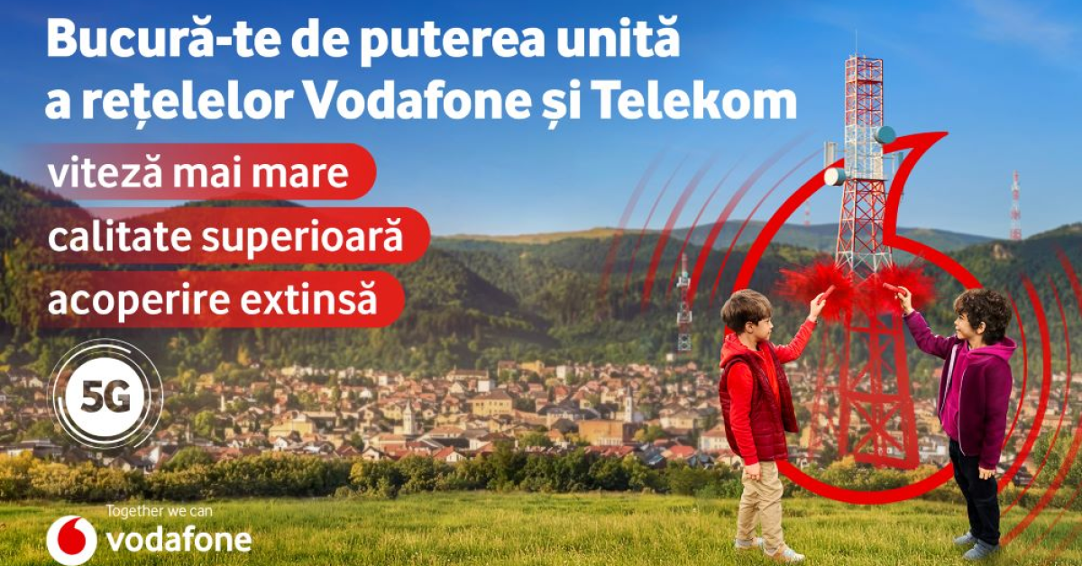 Oxygen semnează „Pentru un viitor mai bun. Împreună” – campania care unește puterea rețelelor Vodafone și Telekom