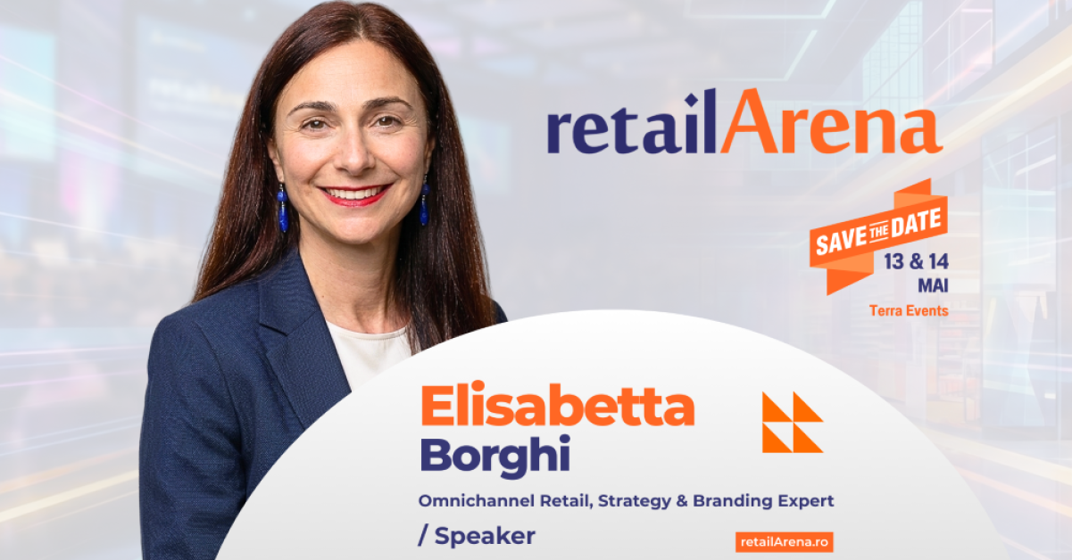 Viitorul Retailului se scrie la București: Elisabetta Borghi, expert global în Fashion-Tech, vine la retailArena 2026