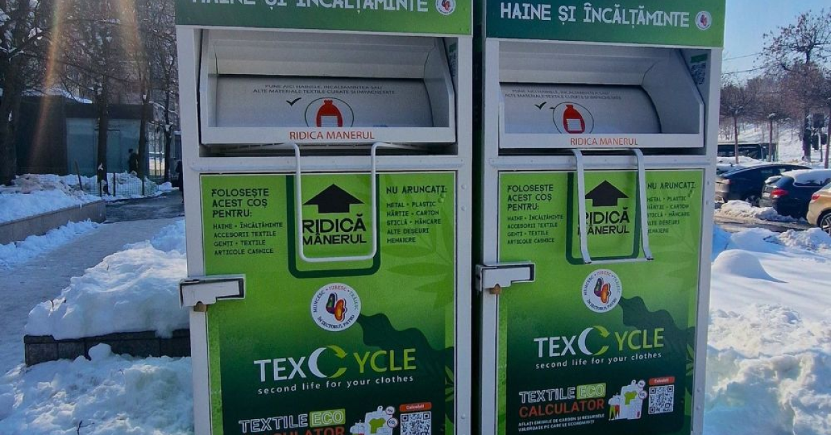 Sectorul 4 are containere speciale pentru reciclarea hainelor: pe ce străzi au fost instalate 