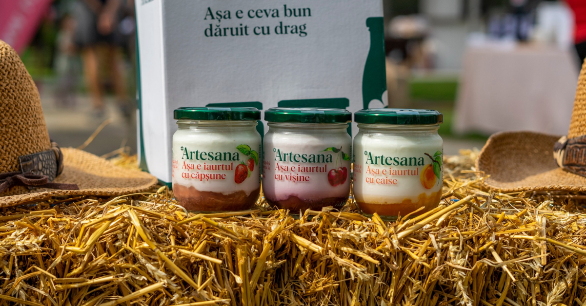 Producătorul de lactate Artesana se pregătește pentru deschiderea primei băcănii