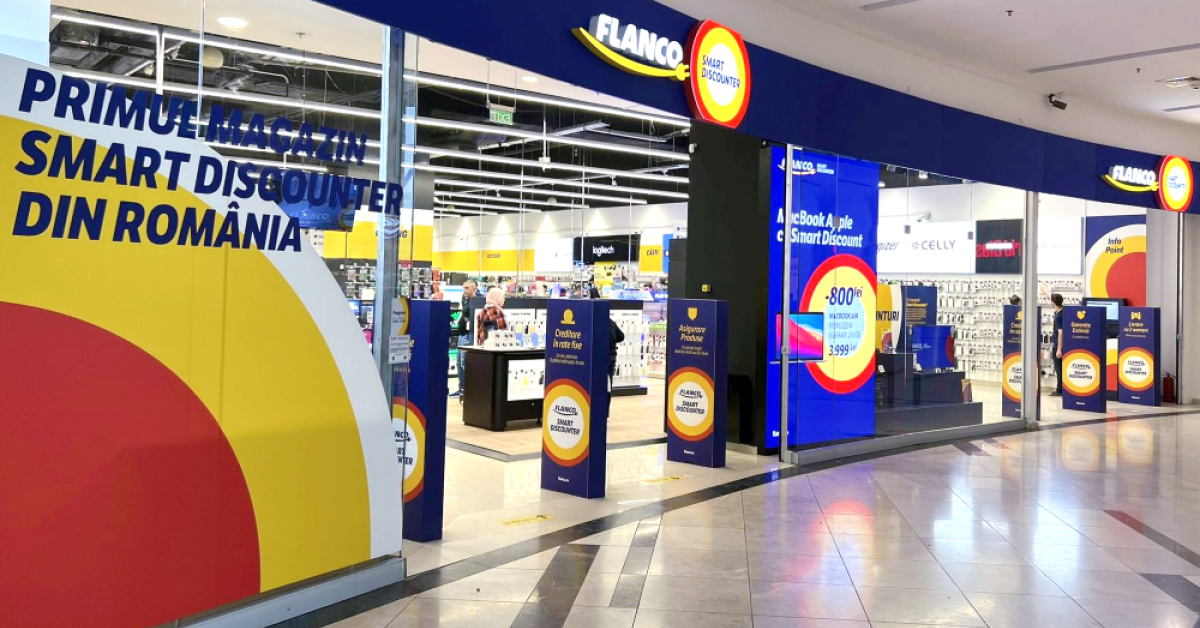 Un nou magazin Flanco Smart Discounter în țară: continuă programul Rabla pentru electrocasnice
