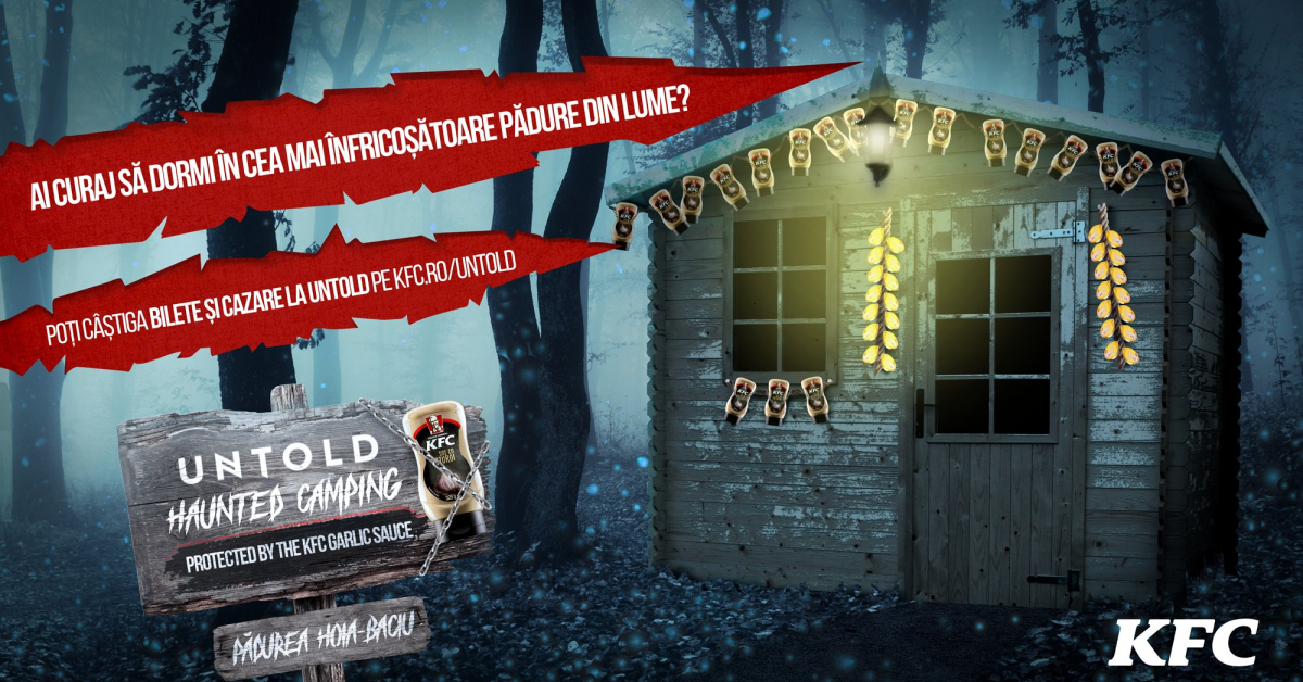 KFC Romania anunta primul Haunted Camping din cadrul festivalului Untold