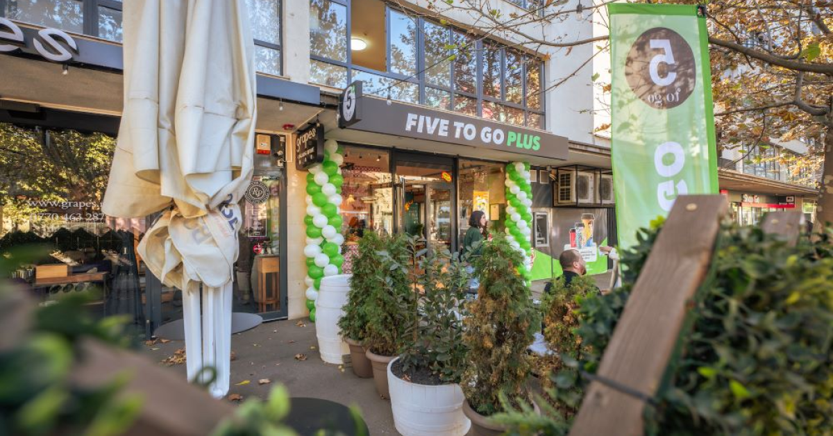 5 to go a deschis prima cafenea din Chișinău și țintește pragul de 50 de locații în țara vecină