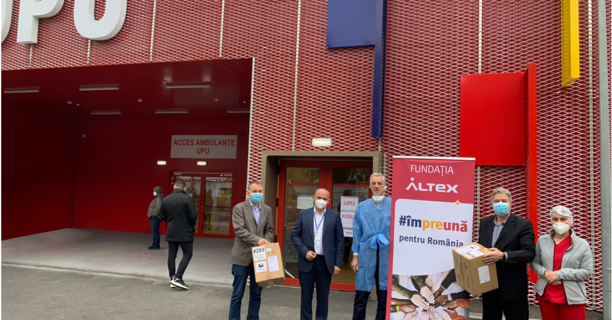 Fundația Altex donează echipamente medicale secției UPU de la Bagdasar Arseni