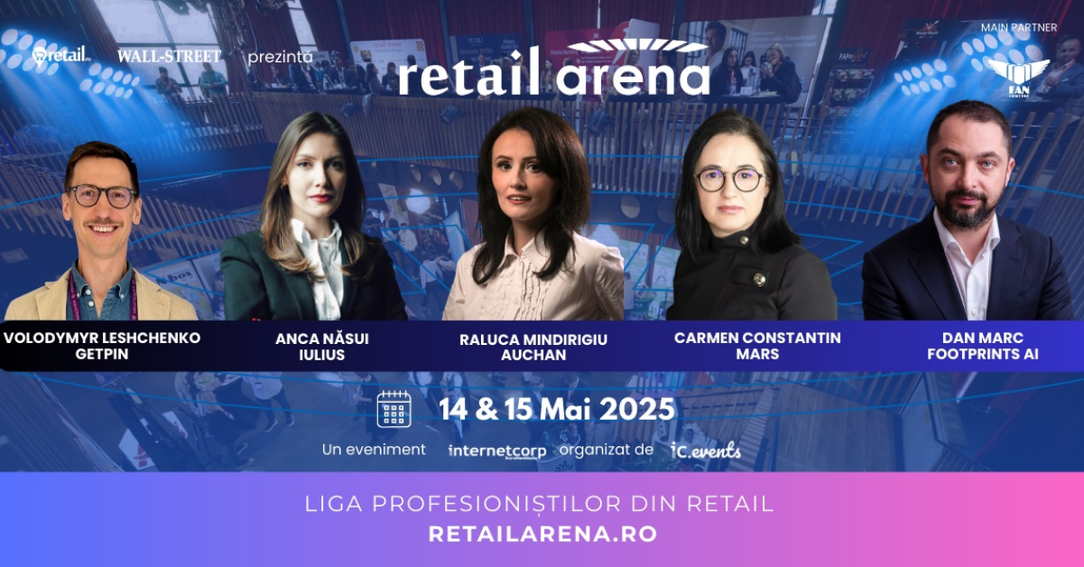 Vrei să te conectezi cu liderii din retail? 25% dintre participanții retailArena sunt top management. Ultimele zile de înscrieri