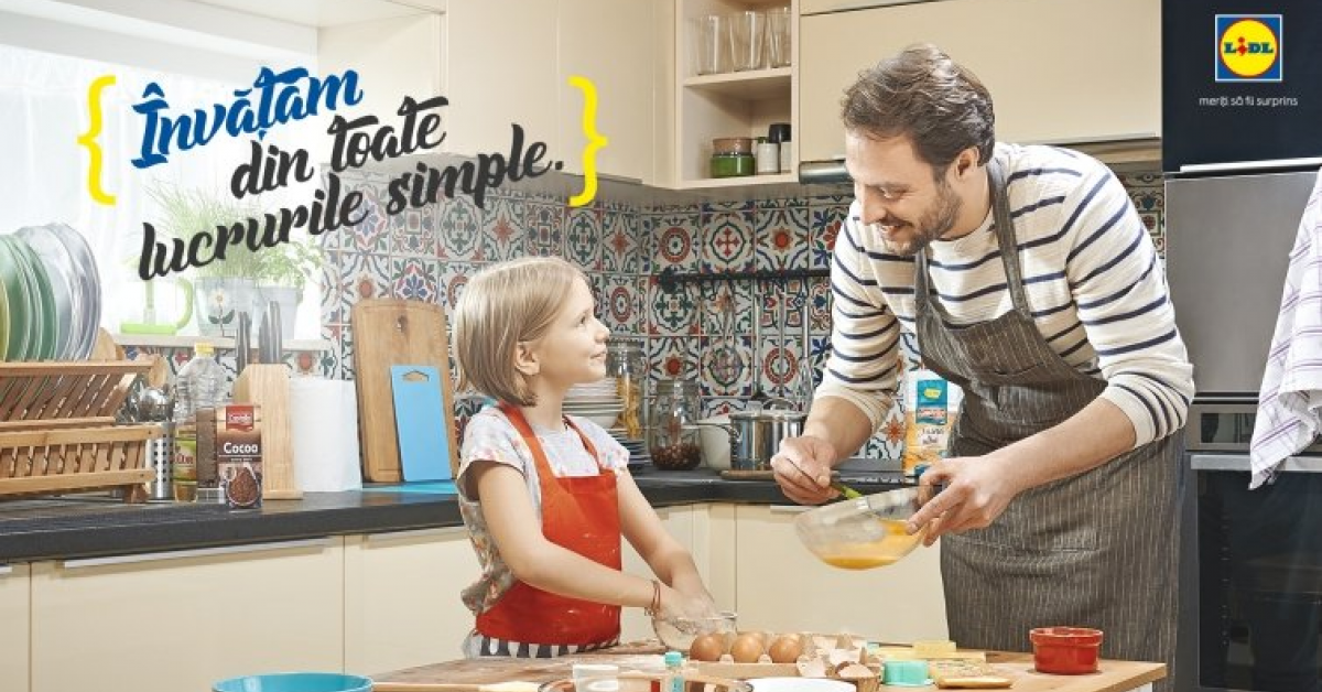 Invatam din toate lucrurile simple - o noua campanie de brand Lidl