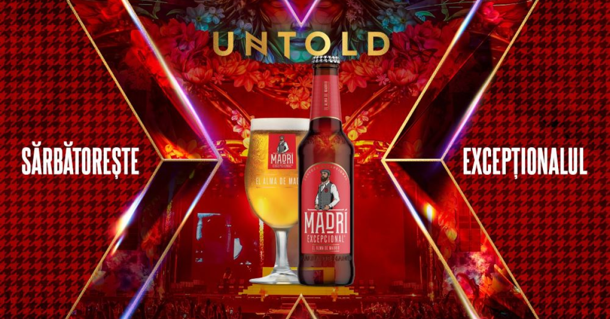 Bergenbier bate palma cu UNTOLD, iar Madrí Excepcional devine berea oficială a festivalului în 2025