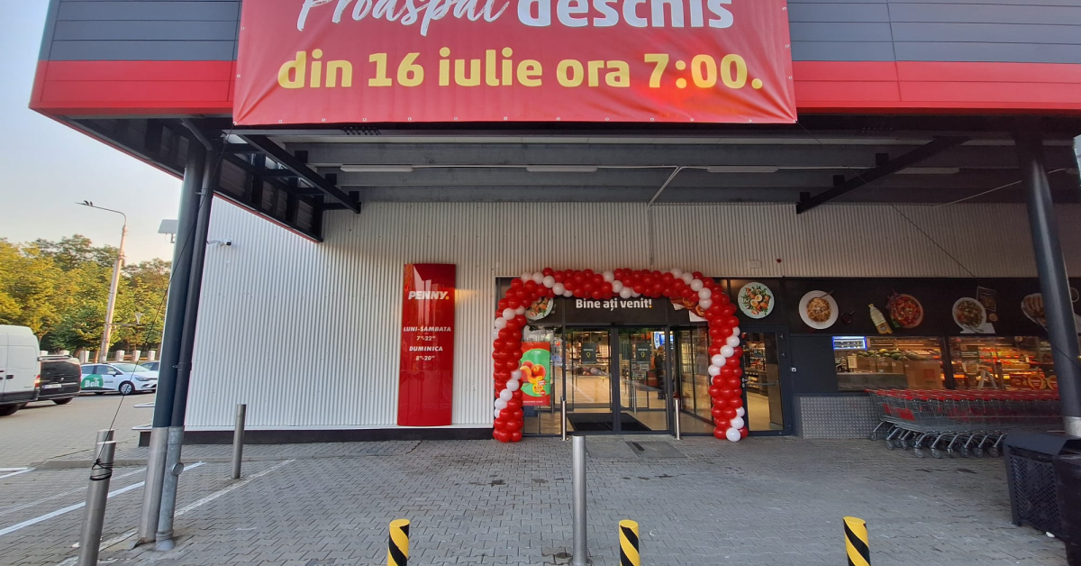 Nemții de la REWE au deschis un nou magazin Penny în România