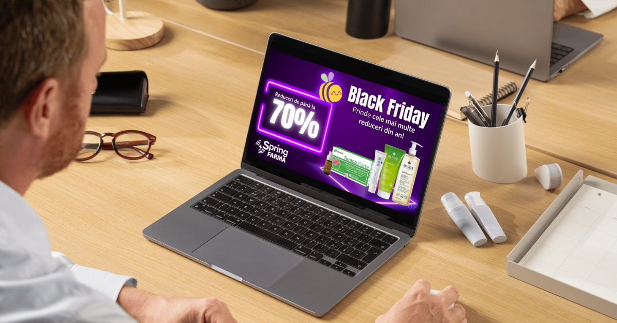 Cum s-a pregătit Springfarma pentru Black Friday în online: reduceri de până la 70%